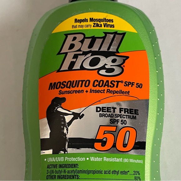 Bull Frog Mosquito Coast Sunscreen and Insect Repellent Deet Free SPF 50 - Picture 6 of 7
